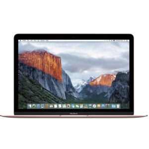 新款罕见优惠！全新玫瑰金配色Apple MacBook MMGL2LL/A 12吋视网膜屏超清超薄笔记本电脑(256GB SSD)