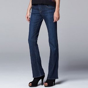 Simply Vera Vera Wang Modern Fit Bootcut Jeans