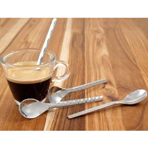 WMF Type Espresso Spoons 4.25-Inch Silver Set of 4