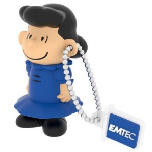 EMTEC Peanuts 8GB USB 2.0 Flash Drive (Lucy)