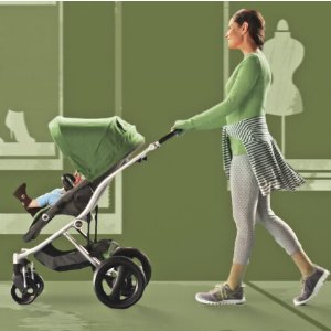 Britax Affinity Stroller, Silver/Cactus Green