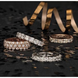 on Select Women's & Men's Wedding Rings @ Blue Nile