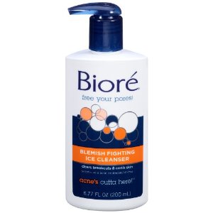 Biore Blemish Fighting Ice Cleanser, 6.77 Ounce