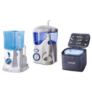Waterpik Water Flosser and Nano Flosser with Cases and 12 Tips