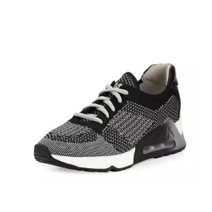 Ash Lucky Leather-Trim Knit Sneaker