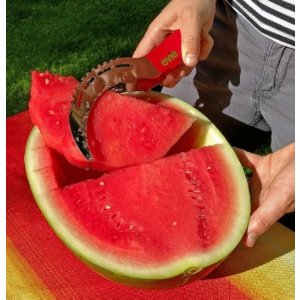 Lightning deal! evie watermelon Slicer - America's #1 Picnic Tool