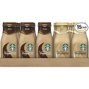 星巴克Starbucks Frappuccino 咖啡饮品，9.5盎司x15瓶