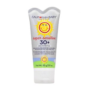 California Baby Super Sensitive No Added Fragrance Mineral Sunscreen, SPF 30+, 2.9 oz