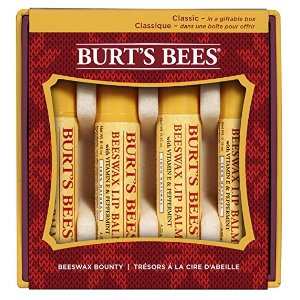 Burt's Bees 纯天然蜂蜡润唇膏 节日礼盒装4支