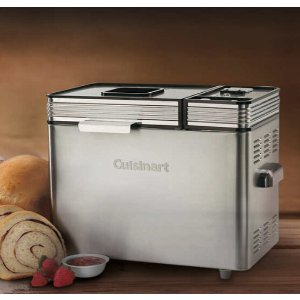 Cuisinart 2磅 不锈钢多功能自动面包机