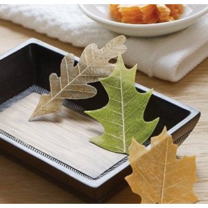Design Ideas Soap Leaves, Pin Oak, Green