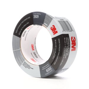 3M Utility Duct Tape 2929 Silver, 1.88 in x 50 yd 5.8 mils