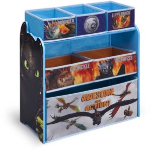 Delta Children's Products How to Train Your Dragon Multi-Bin Organizer