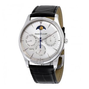 JAEGER LECOULTRE Master Ultra Thin Perpetual Silver Dial Men's Watch