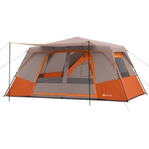 Ozark Trail 豪华单人间帐篷，可同时容纳11人，橙色
