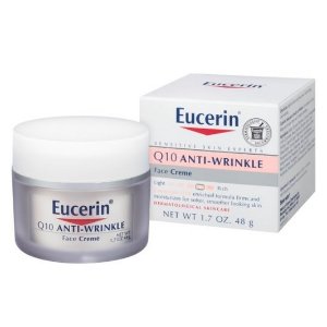 Eucerin Q10 Anti-Wrinkle Sensitive Skin Creme, 1.7 Ounce