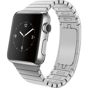 史低价！苹果Apple Watch 1代38mm 不锈钢表壳 + 全金属表链
