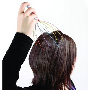 DCI Rainbow Head Massager, Assorted Colors