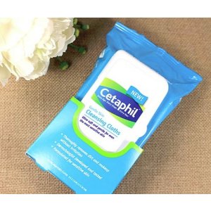 Cetaphil Gentle Cleansing Cloth, 10 Count (Pack of 12)