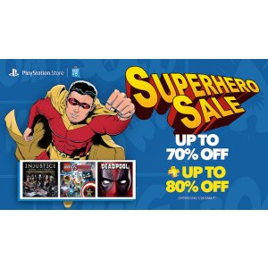 PlayStation Store Superhero Sale