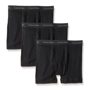Calvin Klein 男士纯棉内裤3条低价特卖