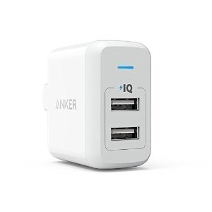 Anker PowerPort 2 24W Dual USB Wall Charger (White)