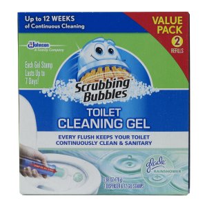 Scrubbing Bubbles Toilet Cleaning Gel Fresh, 2 Count, 2.68 Ounce