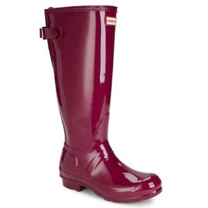 HUNTER Original Back-Adjustable Gloss Rain Boots @ Lord & Taylor