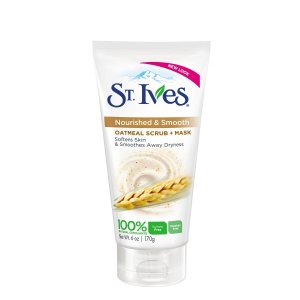 St. Ives 燕麦滋养磨砂面膜，6盎司