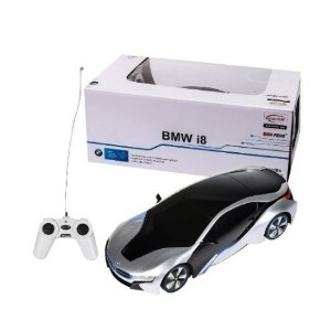 Lightning deal! RASTAR 1/24 Scale BMW I8 Radio Remote Control Sport Racing Car RC,Silver