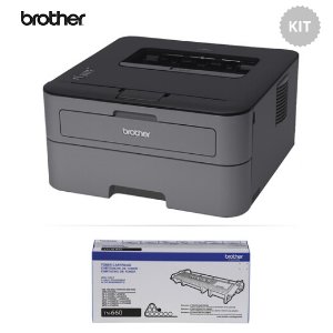 Brother HL-L2300D Monochrome Laser Printer with Additional High Yield Toner Cartridge Kit
