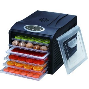 Ivation Electric Countertop Food Dehydrator with 6 Drying Racks
