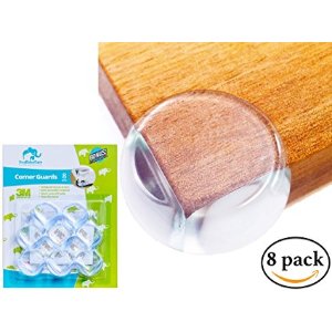 ItsyKidsyCare Cushion Corner Guards Clear 8 pack