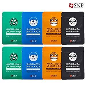 SNP Animals Character Printed Mask (4 Types X2)