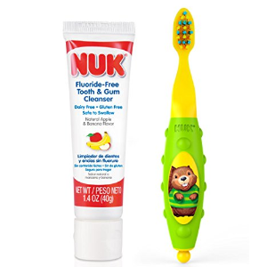 NUK 幼儿可吞咽牙膏40g+牙刷套装