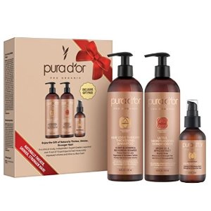 PURA D'OR Clinically Proven Professional Hair Loss Therapy Thickening Gift Set
