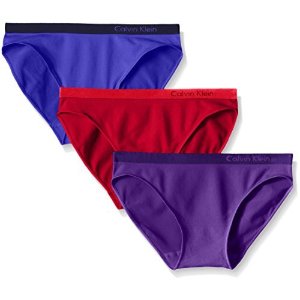 Calvin Klein Women's Pure Seamless Bikini Panty (Pack of 3)