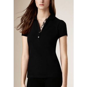 with Burberry Brit Peter Pan Collar Polo Shirt @ Bloomingdales