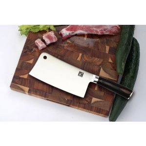 Imarku 7-Inch Stainless-Steel Chopper-Cleaver-Butcher Knife
