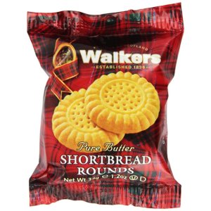 Walkers Shortbread 苏格兰圆形黄油饼(1.2-oz.) 24包
