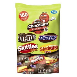 MARS 巧克力糖果混合装 60块 (MM, 彩虹糖，士力架等)