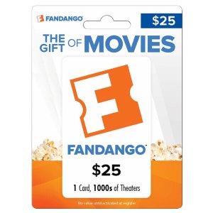 Fandango $25 礼卡