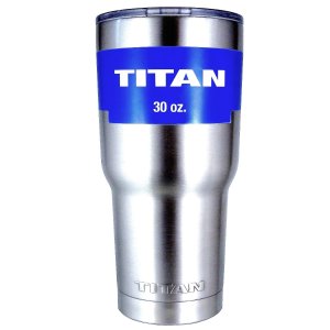 TITAN 30 oz. Premium Grade Stainless Steel Double Wall Vacuum Insulated Travel Tumbler Cup
