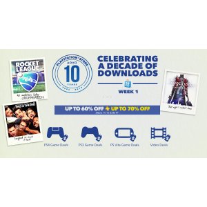 PlayStation Store 10周年庆大促销