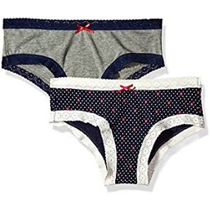 Tommy Hilfiger Women's 2pk Cotton Cheeky with Lace
