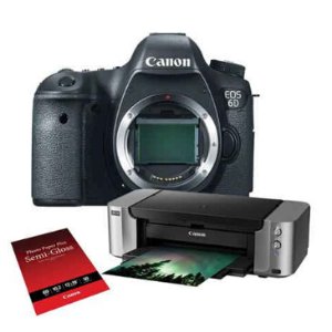 Canon EOS 6D DSLR Camera Body with Special Promotional Bundle