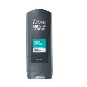 4* Dove Men+Care Aqua Impact Body Wash 18 oz