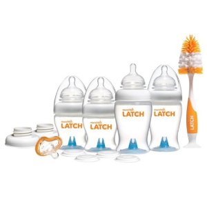 Munchkin LATCH BPA-Free Newborn Baby Bottle Gift Set, 12 Piece