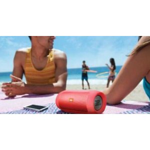 JBL Charge 2 Portable Bluetooth Speaker - Red