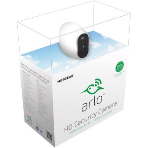 Arlo 智能家居监控摄像头系统，配1个无线高清室内外摄像头
